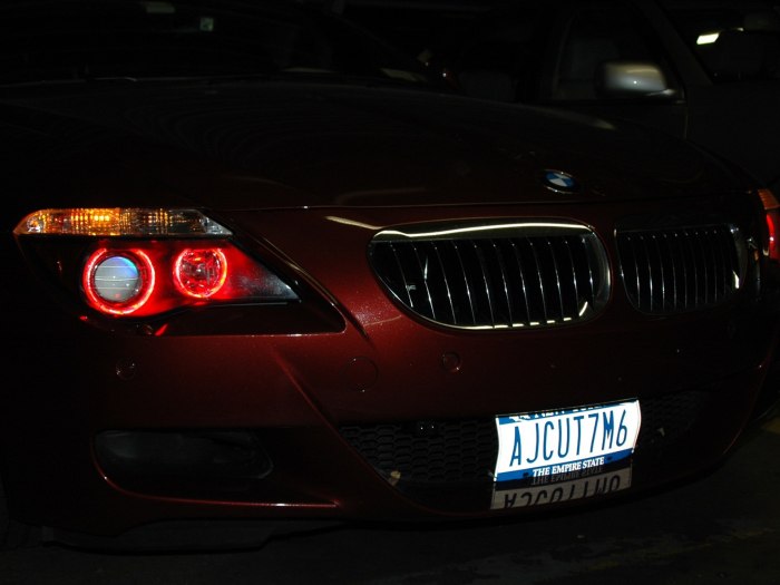 BMW m5 в темноте