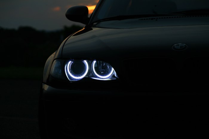 BMW m3 в темноте