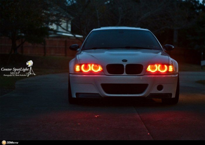 Ангельские глазки на BMW e46