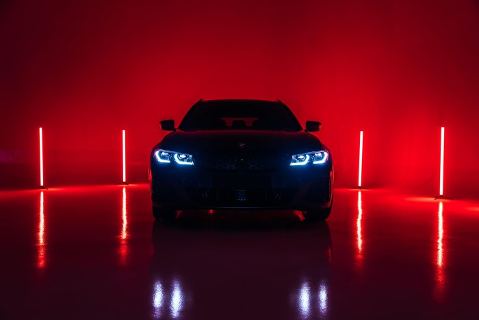 BMW m5 Red Lights 4k