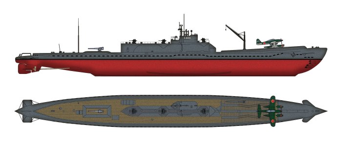 Японская подводная лодка авианосец