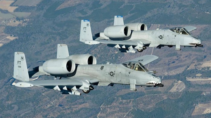 Штурмовики a-10 Warthog
