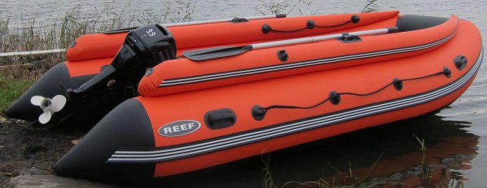 Лодка надувная ПВХ Reef Тритон-390fнд