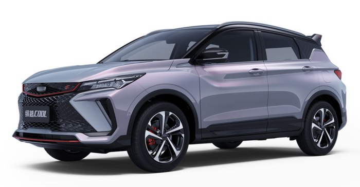 Рестайлинговый Geely Coolray