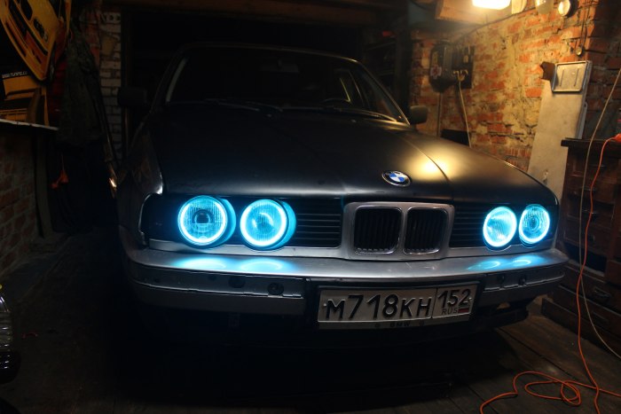 BMW e34 глазки