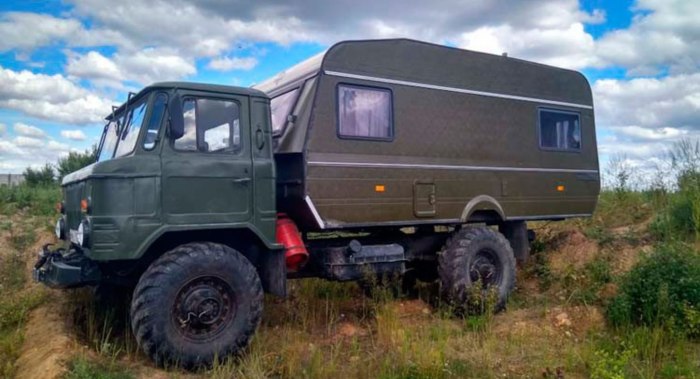 ГАЗ 66 кемпер автодом