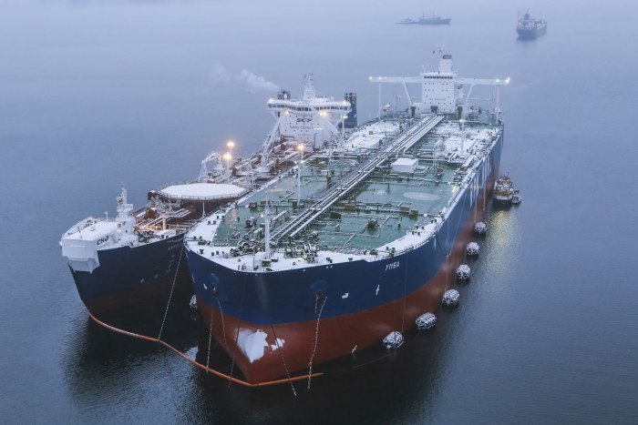 Российский нефтяной танкер