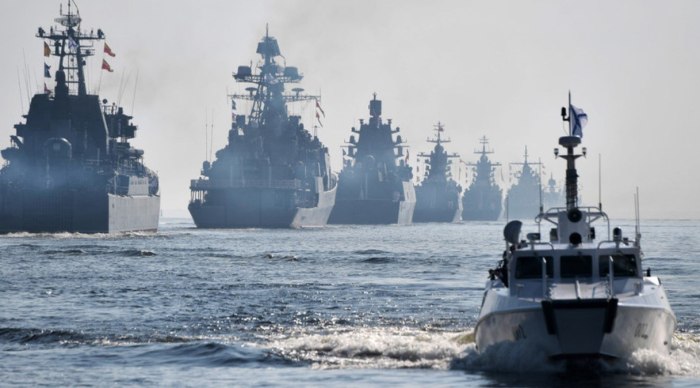 Военно морской флот РФ надводные силы