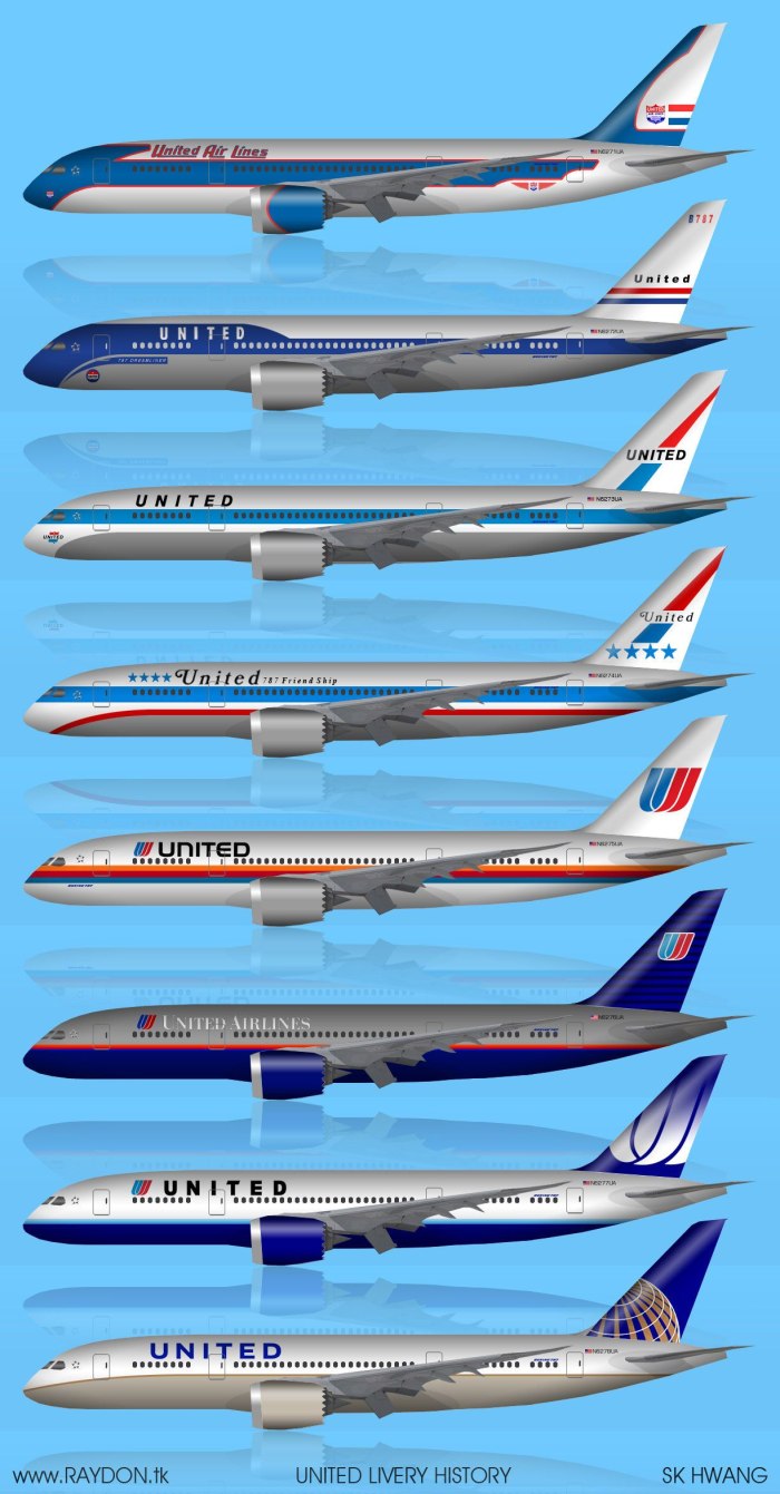 Боинг 787-8 United Airlines