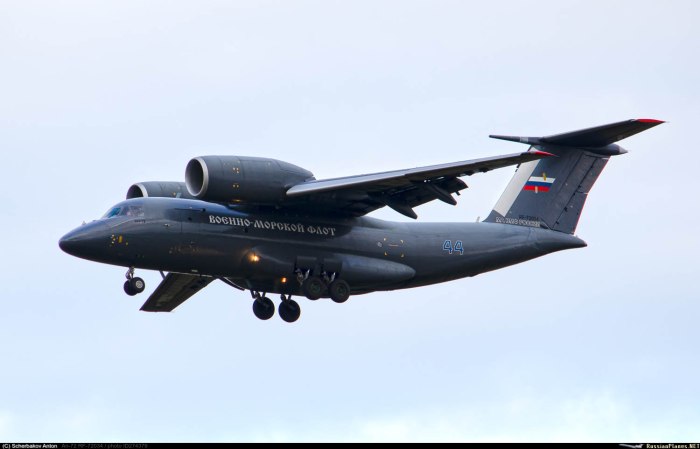 АН-72 военно-транспортный самолёт