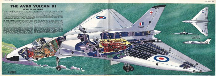 Avro Vulcan чертежи