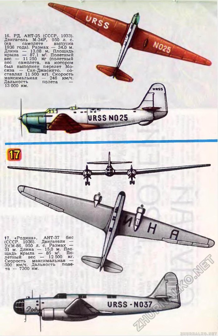 Самолет ант-37 Родина