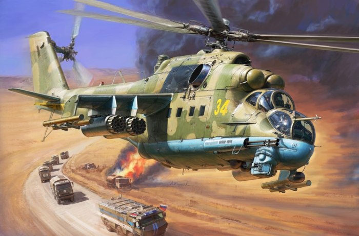 Вертолет "ми-24а"