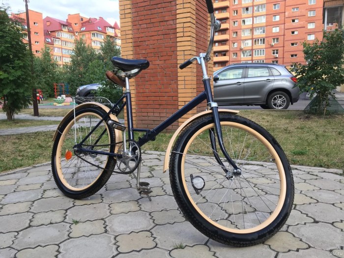 Велосипед салют реставрированный