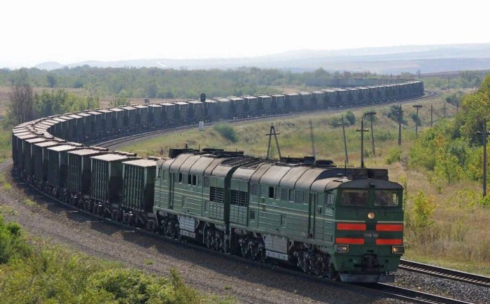 Грузовые поезда РЖД