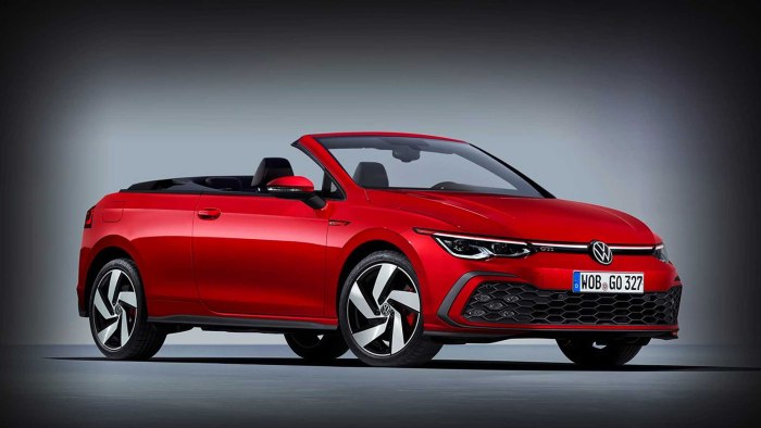 Volkswagen Golf, кабриолет 2020