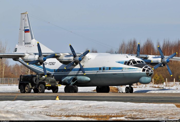 АН-12 транспортный самолёт
