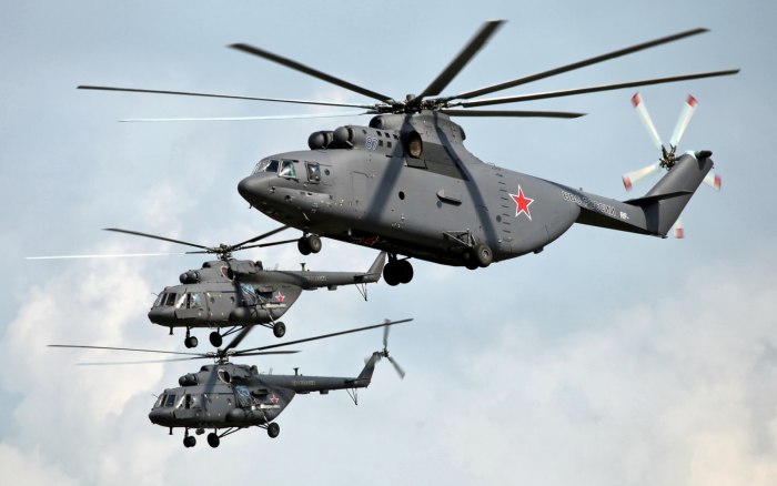 Военный вертолет России ми 26