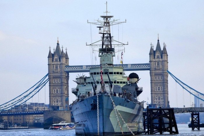 HMS Belfast в Лондоне