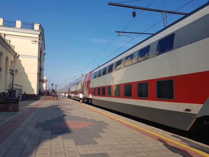 2 Этажный поезд Москва Воронеж