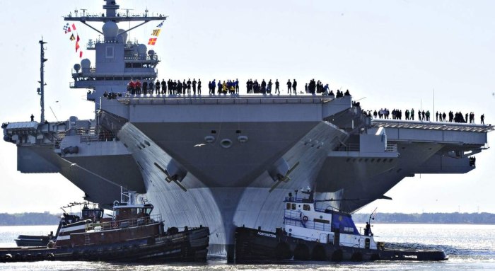 Авианосец USS Gerald r. Ford