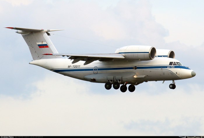 АН-72 пассажирский самолёт