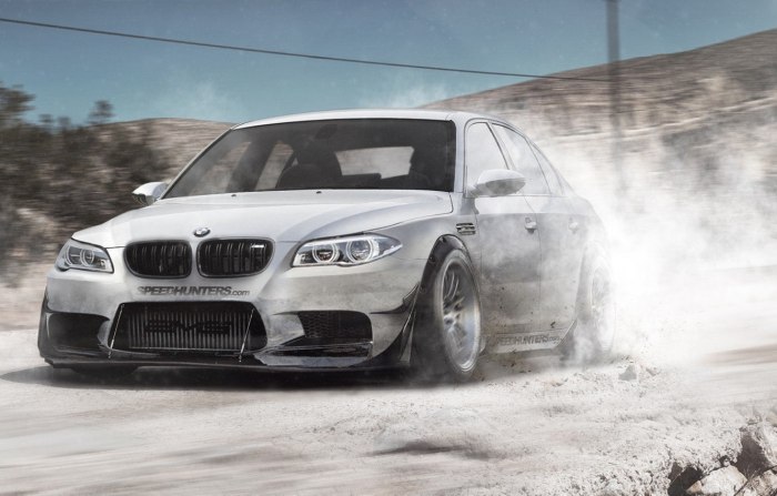 BMW e60 дрифт