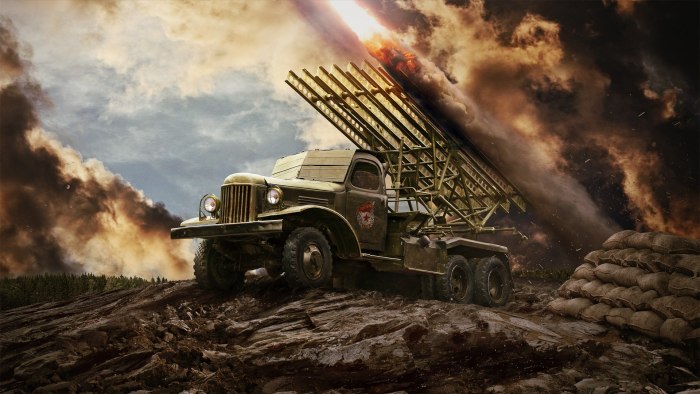 Катюша реактивный миномет БМ-13