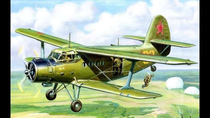 Военный самолет ан2