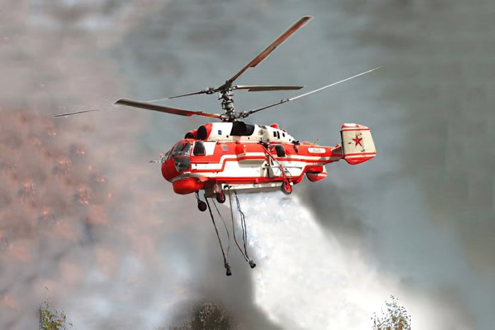 Пожарный вертолет ми-8
