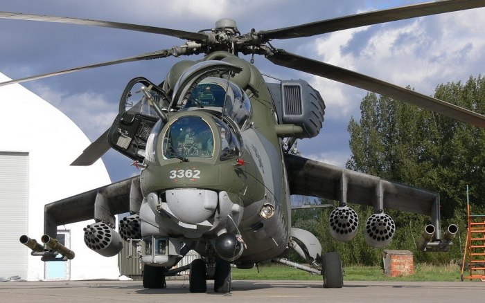 Военный вертолёт ми 24