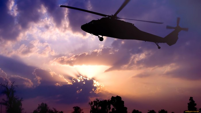 Black Hawk на закате
