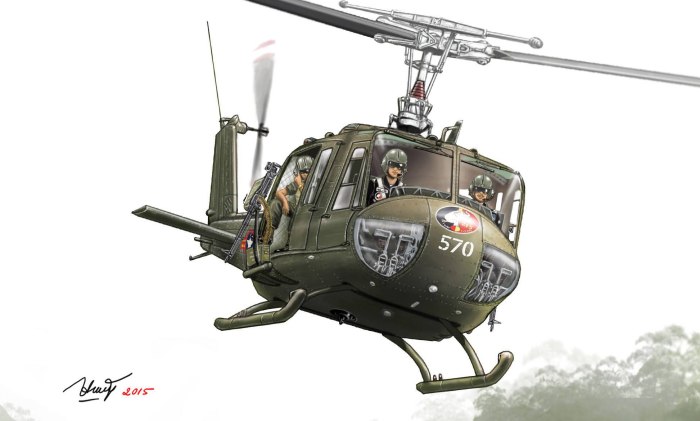Вертолет uh-1 Хьюи