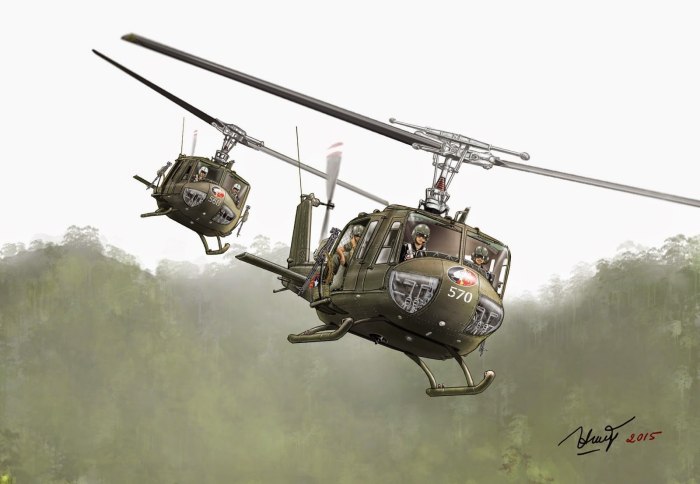 Uh-1 Iroquois во Вьетнаме