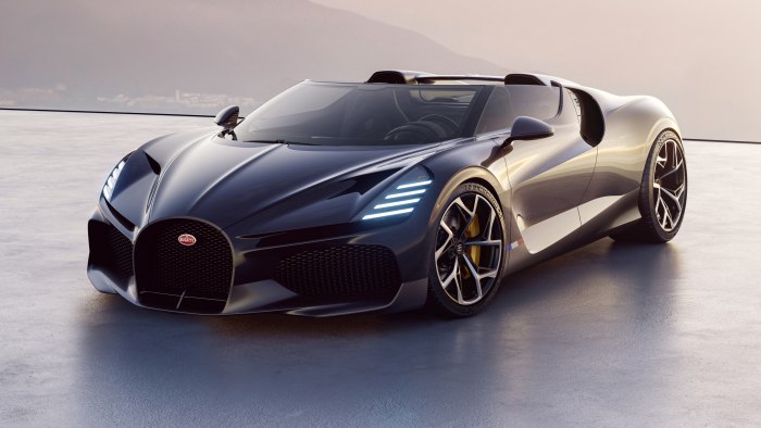 Bugatti w16 Mistral