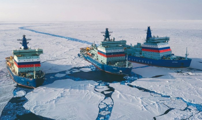 Атомные ледоколы России Арктика