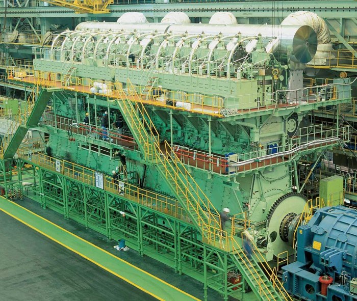Дизельный Корабельный двигатель Wartsila Sulzer rta96-c