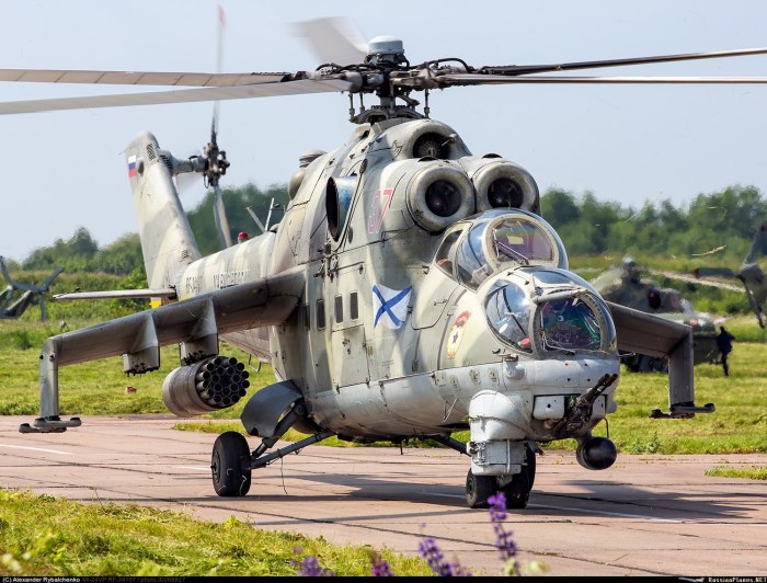 Ми-24 армейский ударный вертолёт
