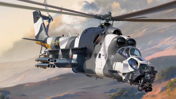 Вертолет "ми-24а"