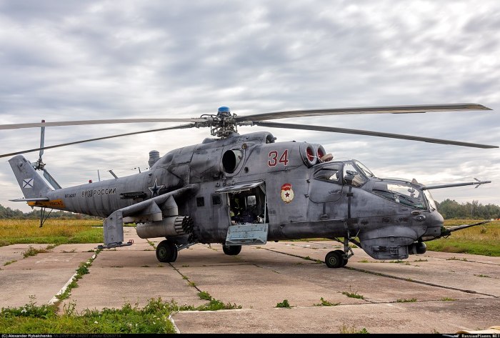 Военный вертолёт ми 24