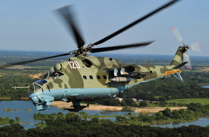 Ми-24 армейский ударный вертолёт