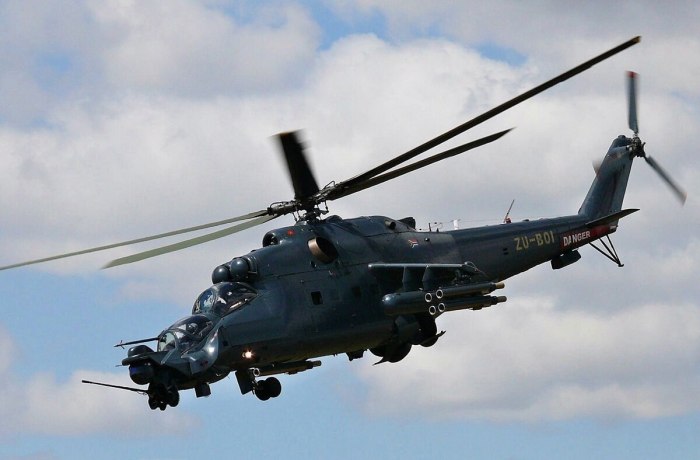 Военный вертолёт ми 24