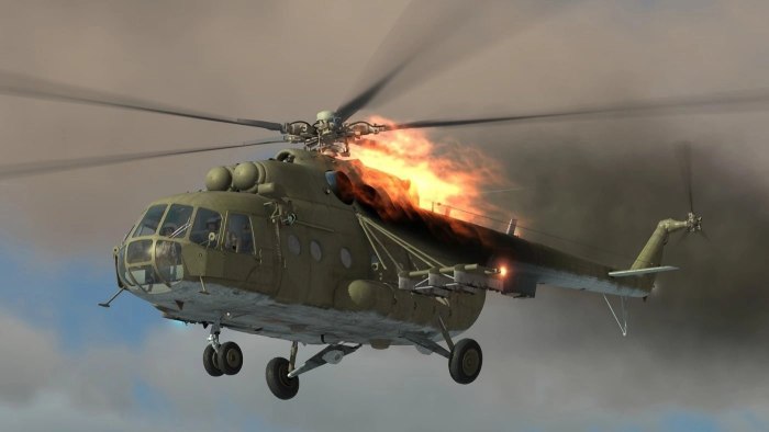 Транспортный вертолет ми-8