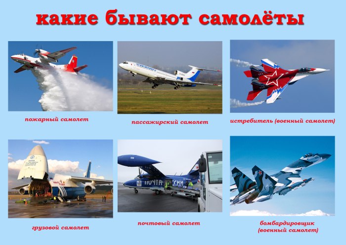 Самолеты бывают