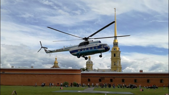 Вертолет Петропавловская крепость ми