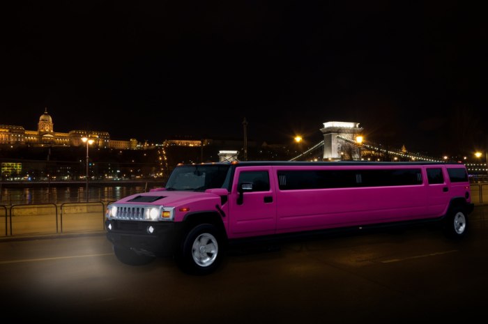 Hummer h2 лимузин Pink
