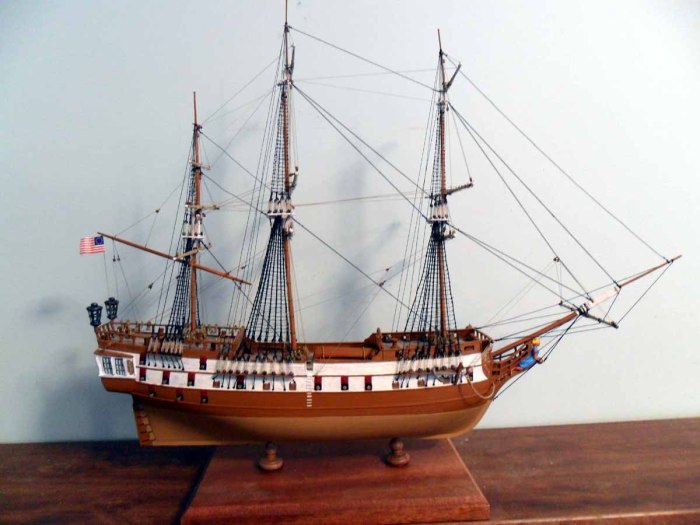 Bonhomme Richard корабль Моделист