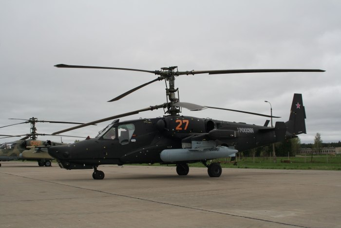 Вертолет ка-50 "черная акула"