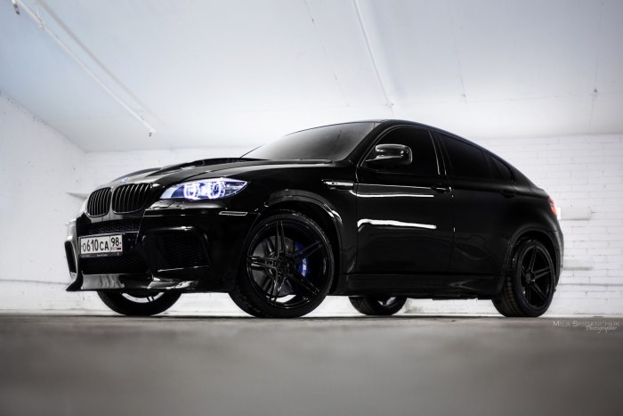 BMW x6 m черная
