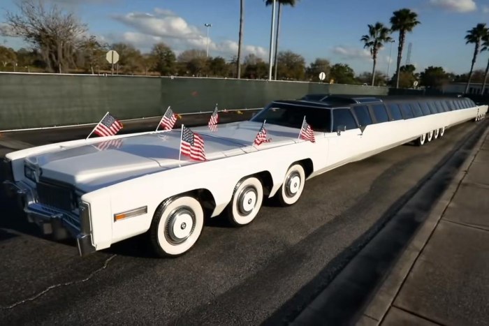 Cadillac Eldorado 1976 самый длинный лимузин